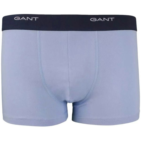 GANT 3-Pack Core Logo Boxer Trunks, Blue/Navy