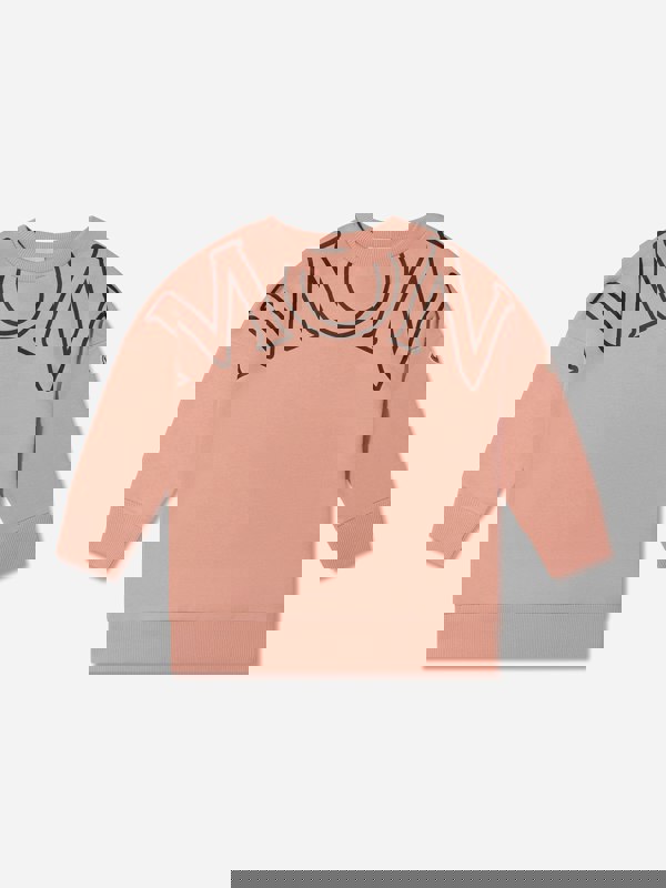 Moncler Enfant Girls Logo Print Sweater Dress