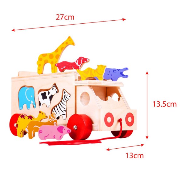 Bigjigs Toys Animal Shape Lorry