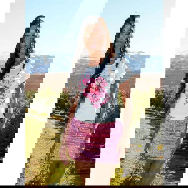 Pink Vanilla Tie Front Sequin Mini Skirt