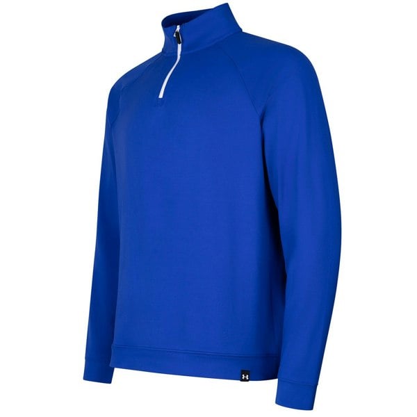 Under Armour Mens Quarter Zip Midlayer - Royal Blue