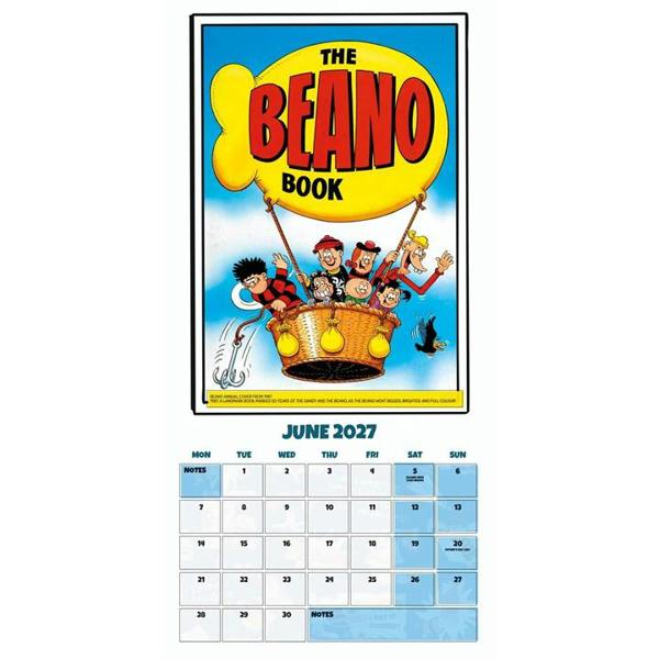 Beano The Beano Calendar 2027, Wall Calendars, Month To View, Humour, Gift