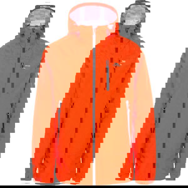 Trespass Mens Rakenfard TP75 Waterproof Jacket - Flame Orange