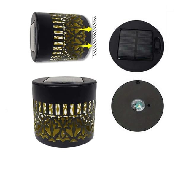 Leaper Solar-Powered Waterproof Mandala Pattern Sensor Wall Light