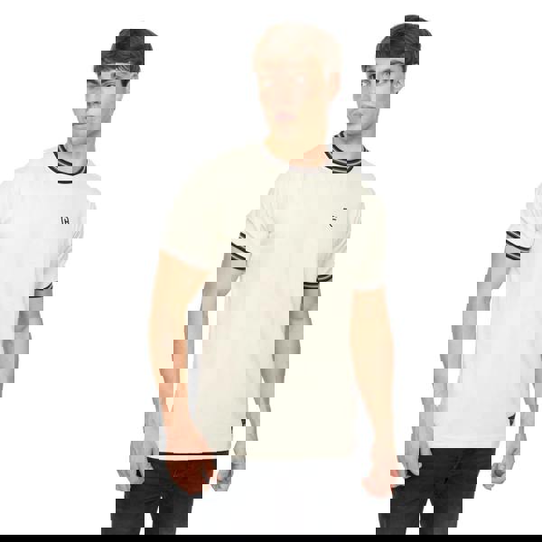 Crosshatch Mens Lamtopi T-Shirt - White - 