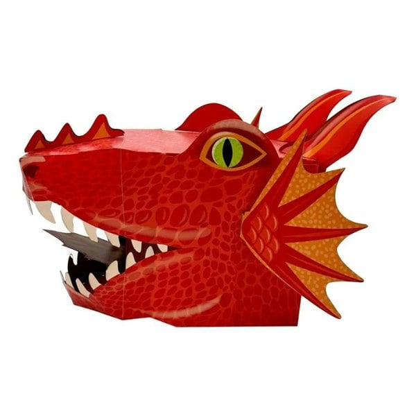 Fiesta Crafts Red Dragon 3D Mask Craft Kit
