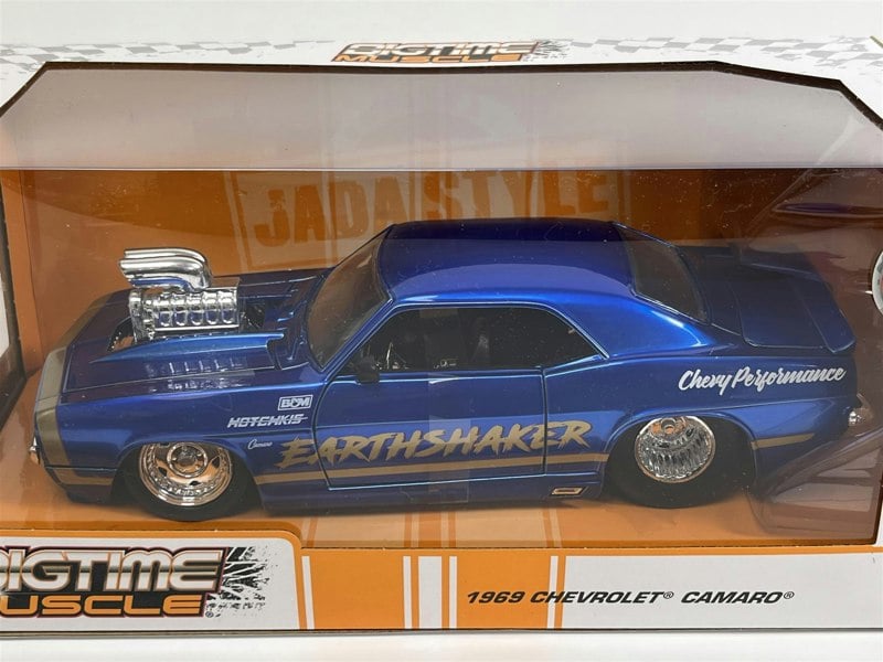 Jada Chevrolet Camaro 1969 Earthshaker Big Time Muscle 1:24 Scale Jada 31323