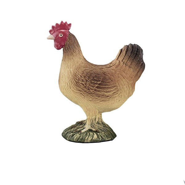 Mojo Fun Hen Standing Farm Toy Figure 5 cm Height Approx - 387052