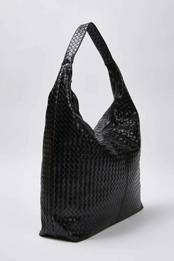 WOVCOR Knit Patterned Large Maxi Tote Women's Shoulder Bag