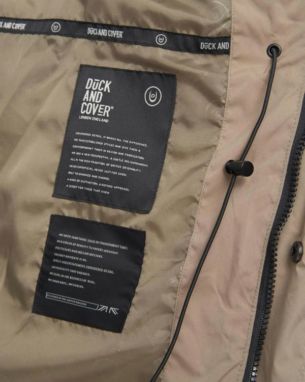 Duck and Cover Fletchley Puffer Jacket Beige