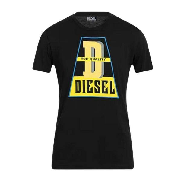 Diesel Unisex Adult Top Quality Logo T-Shirt - Black - 