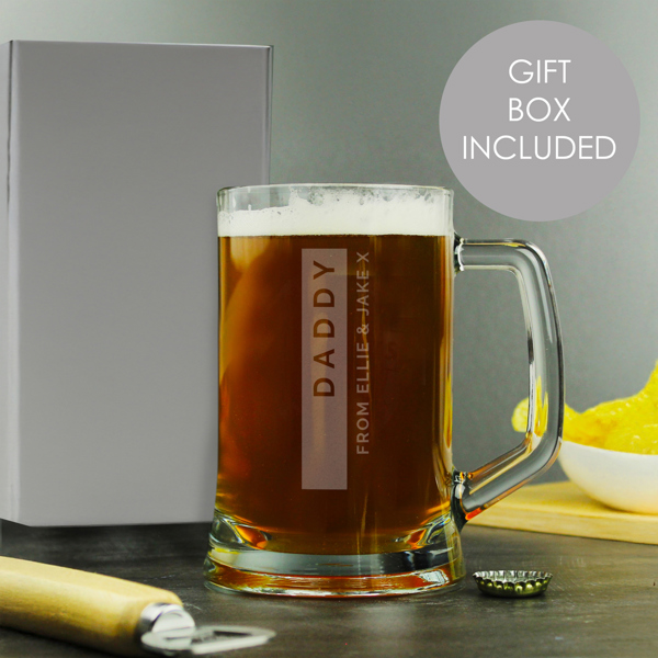 Personalised Memento Company Personalised Free Text Pint Stern Tankard