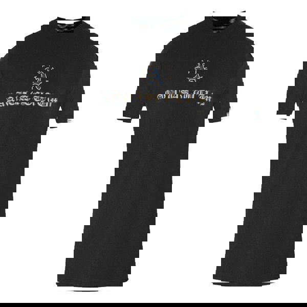 Aquascutum Unisex Adult Script Logo T-Shirt - Black