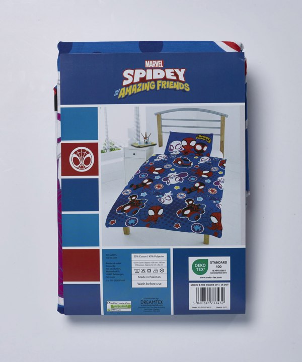 Kinder Valley Spidey and Friends 7 Piece Sydney Toddler Bed Bundle