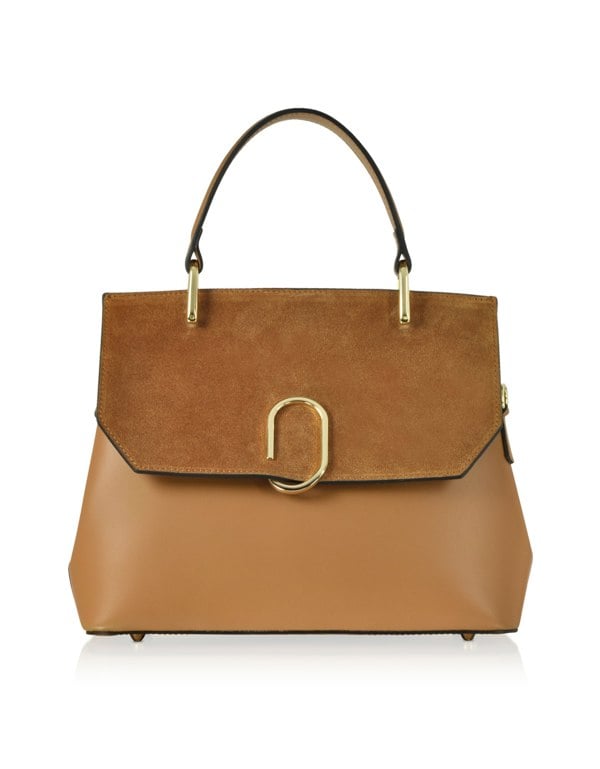 Le Parmentier Thais Satchel Bag - Caramel