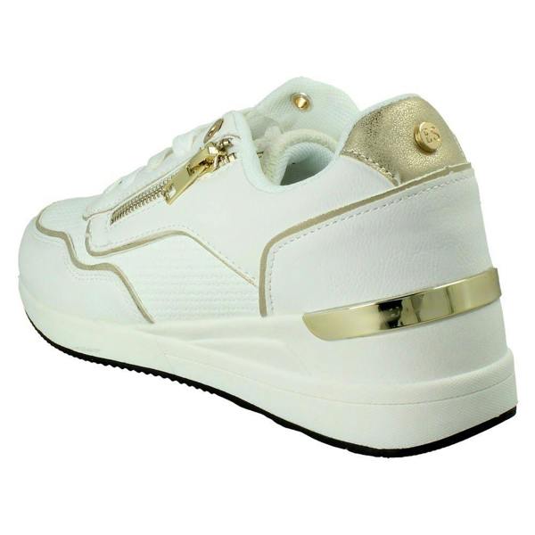 Elle Sport Ladies Elle Sport Zip Detailed Lace Up Trainers F7545