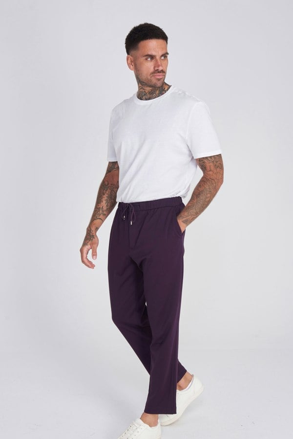Harry Brown London Pamplona Harry Brown Trouser in Purple