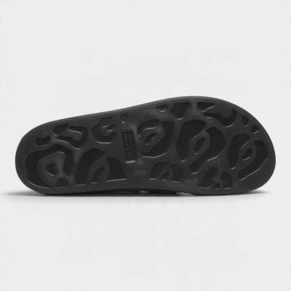Alexander McQueen Rubber Pool Slide Graffiti Black White