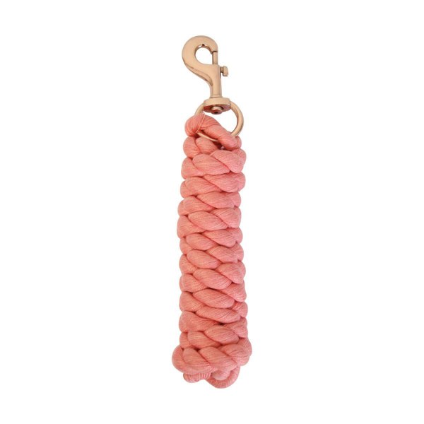 Hy Horse Lead Rope - Coral/Rose Gold