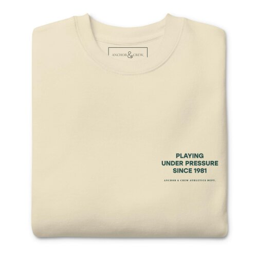 Anchor & Crew Court Etiquette Tennis Club League Organic Cotton Sweatshirt