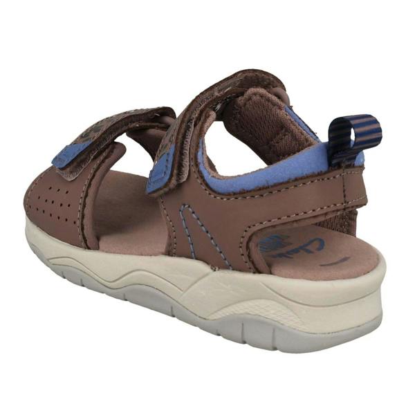 Clarks Childrens PLAYPRINT Collection By Clarks Big Cat Detailed Sandals Clowder Print