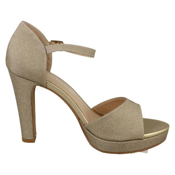 Anne Michelle Ladies Anne Michelle High Heel Platform Mule Sandal F12047