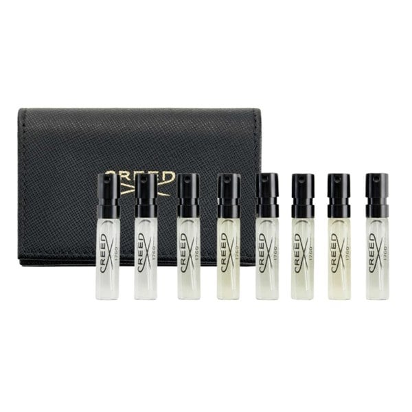 Creed Men's Aftershave Creed Leather Sample Wallet Gift Set (8 x 1.7ml)