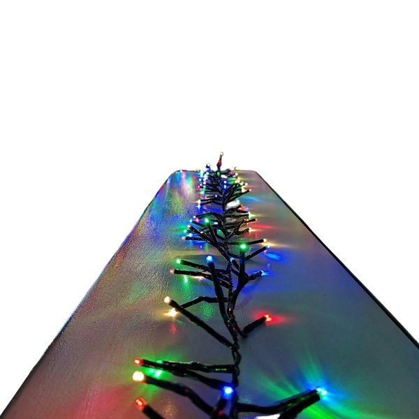 Samuel Alexander 480 LED 6.2m Premier Clusterbrights Indoor Outdoor Multifunction Mains Operated Christmas Cluster Lights with Timer in Multicoloured