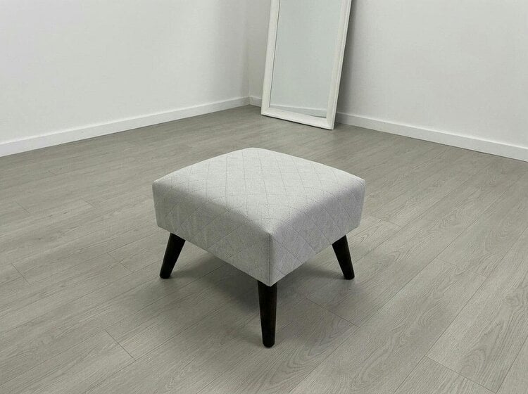 ISTOOLS Premium Stitched Footstool Bench & Coffee Table – Non-Storage - 19 x 17 Inches (48 x 43cm)
