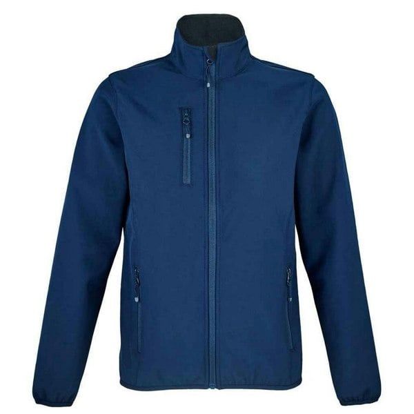 SOLS Womens Falcon Softshell Recycled Soft Shell Jacket - Abyss Blue