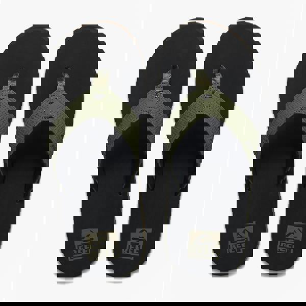 Reef Reef THE LAYBACK Mens Toe-Post Sandals Black/Olive