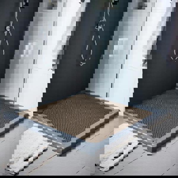 Nicoman Reversible Dual-Colour PVC Shower Bathroom Anti slip Mat