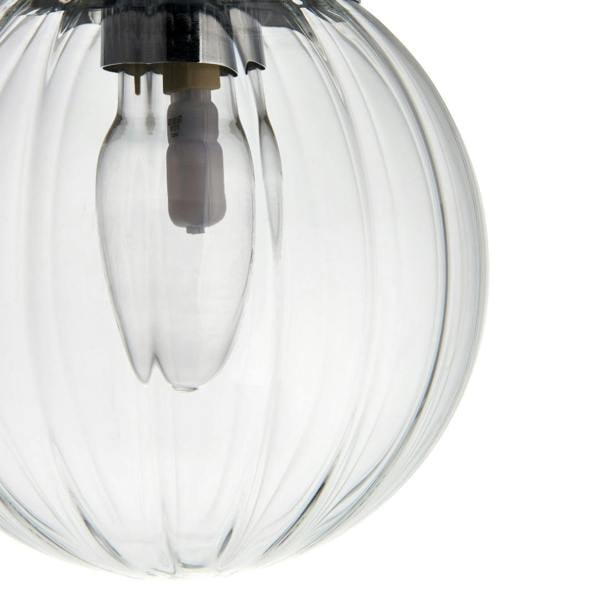 Pagazzi Lighting Amelie IP44 Flush Polished Chrome Ceiling Light