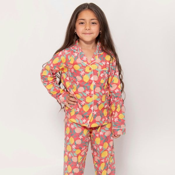 Luca and Rosa Lemon Grove Girls Button Up Pyjamas