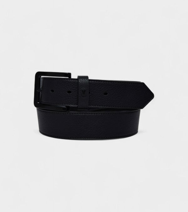 Votch Marley Vegan Bio-Based Bamboo Classic belt in black