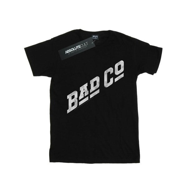 Bad Company Mens Distressed Logo T-Shirt - Black