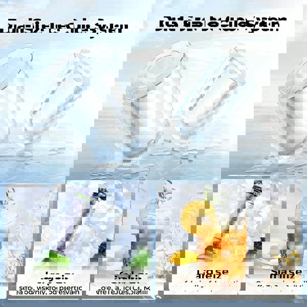 Spector Ice Maker Machine Countertop 12Kg in 24Hrs 9 Cubes Ready in 6-12Mins