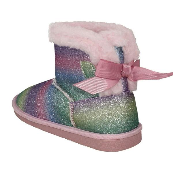 Spot On Girls Spot On Fur Trim Ankle Boots