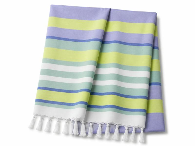 Bellissimo Home Lightweight Cotton Hammam Beach Towel | Large 95 x 170cm