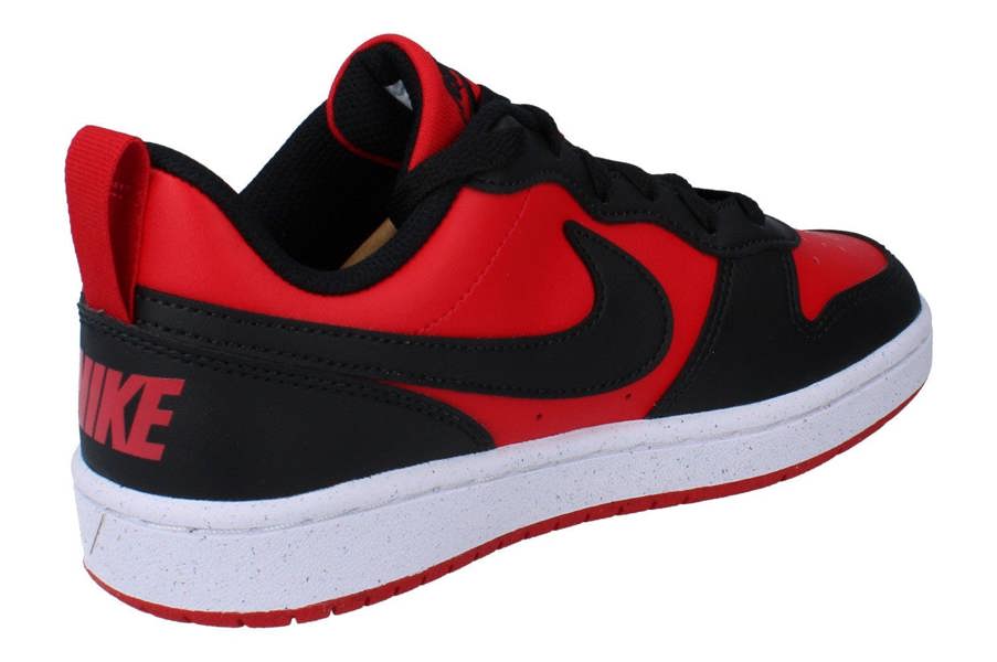 Nike Court Borough Low Recraft Gs Trainers Dv5456 Sneakers Shoes  600 - University Red Black White 600 - Photo 2