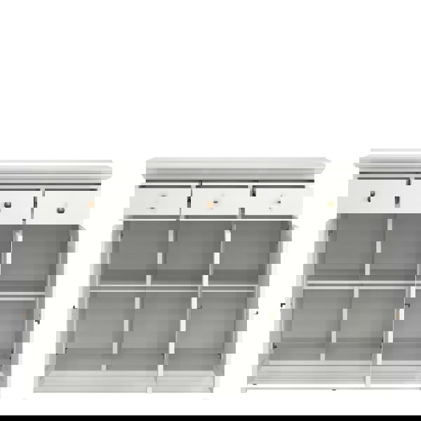 Furniture To Go Paris Sideboard with 3 doors and 3 drawers in White