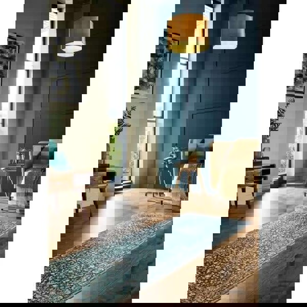 The Rugs Eco-Washable Green Vintage Rug | Soft & Durable