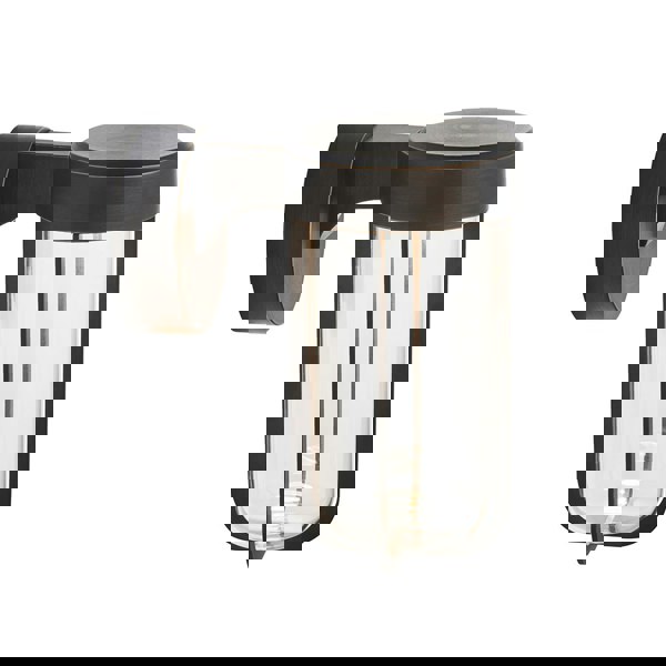 Brushed Bronze Outdoor Wall Light with Glass Shade - IP44 Rated - Integrated LED