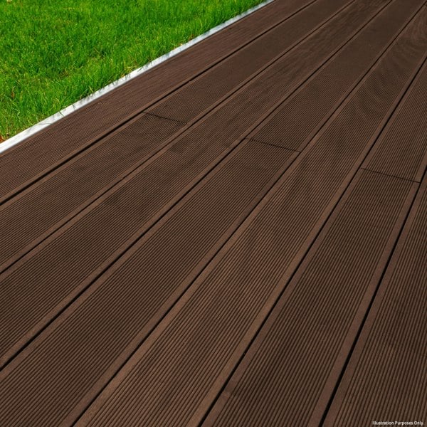 Jardi Jardí Composite Decking - 8 SQM - Conker Brown