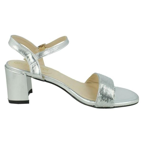 Savannah Ladies Savannah Blocked Heel Sandals F12018