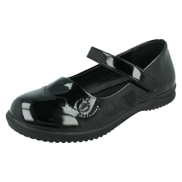 Spot On Girls Spot On Patent School Shoes H2661