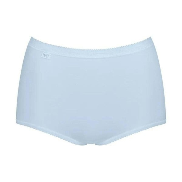 Sloggi Basic+ 3-Pack Cotton Maxi Briefs, Pastel Blue/Yellow/Pink