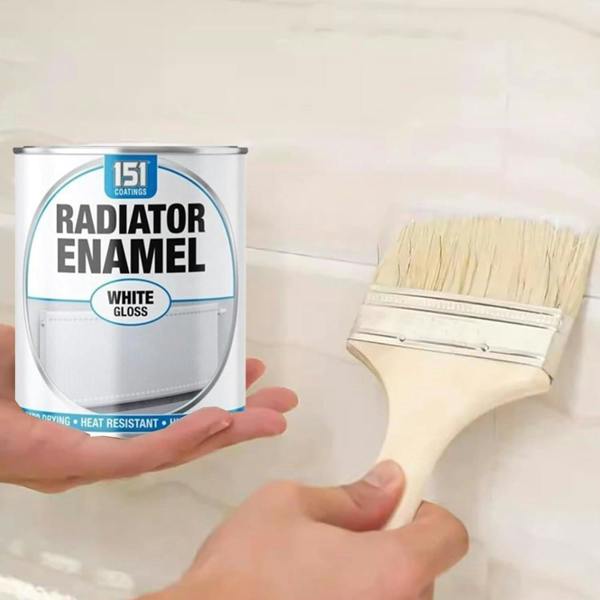 151 12X Radiator Enamel White Gloss Paint 300ml