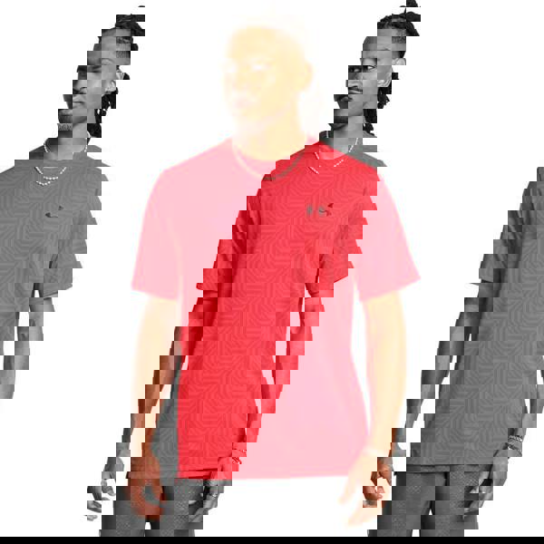 Under Armour Mens Tech Geotessa Vent T-Shirt - Red