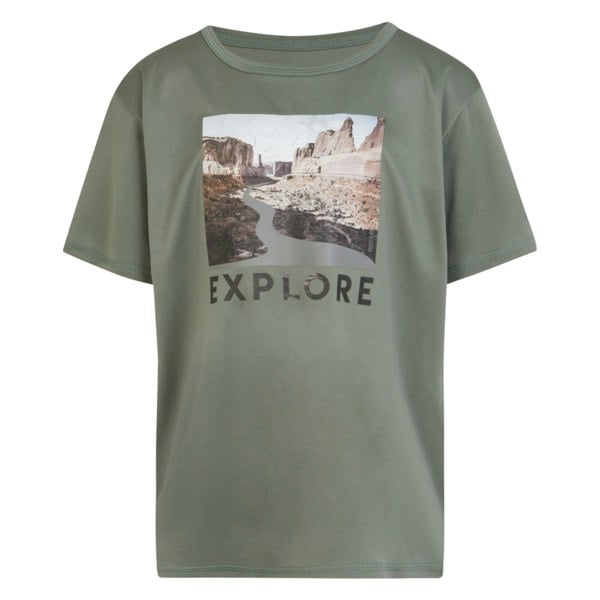 Regatta Childrens/Kids Alvardo VIII Explore Landscape T-Shirt - Agave Green